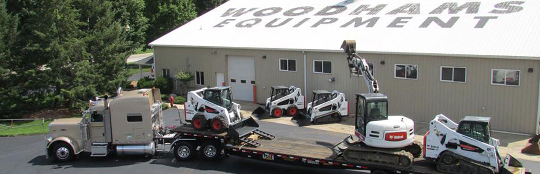 Bobcat brand products outside Woodhams Equipment